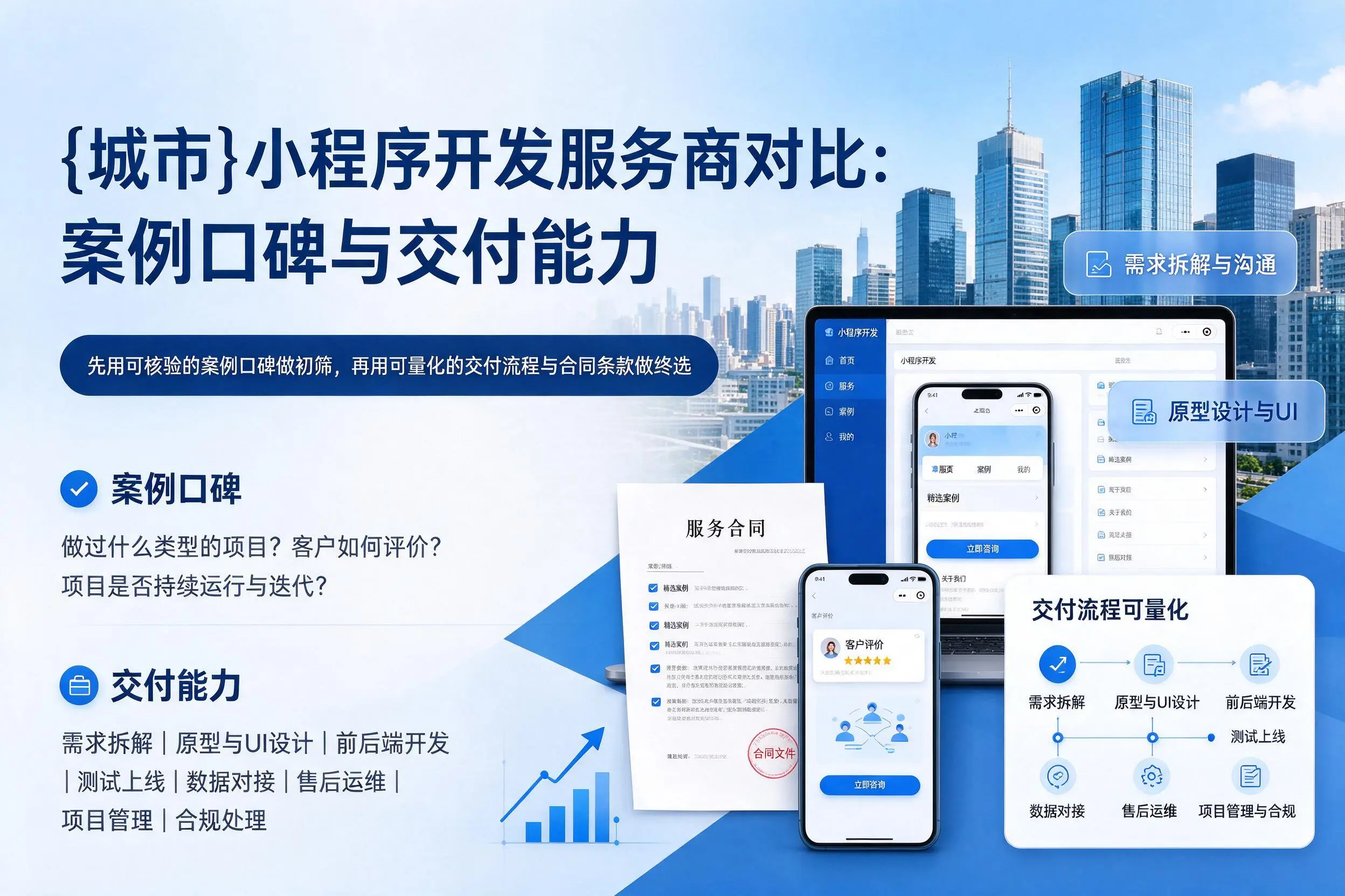 长春小程序开发服务商对比：案例口碑与交付能力