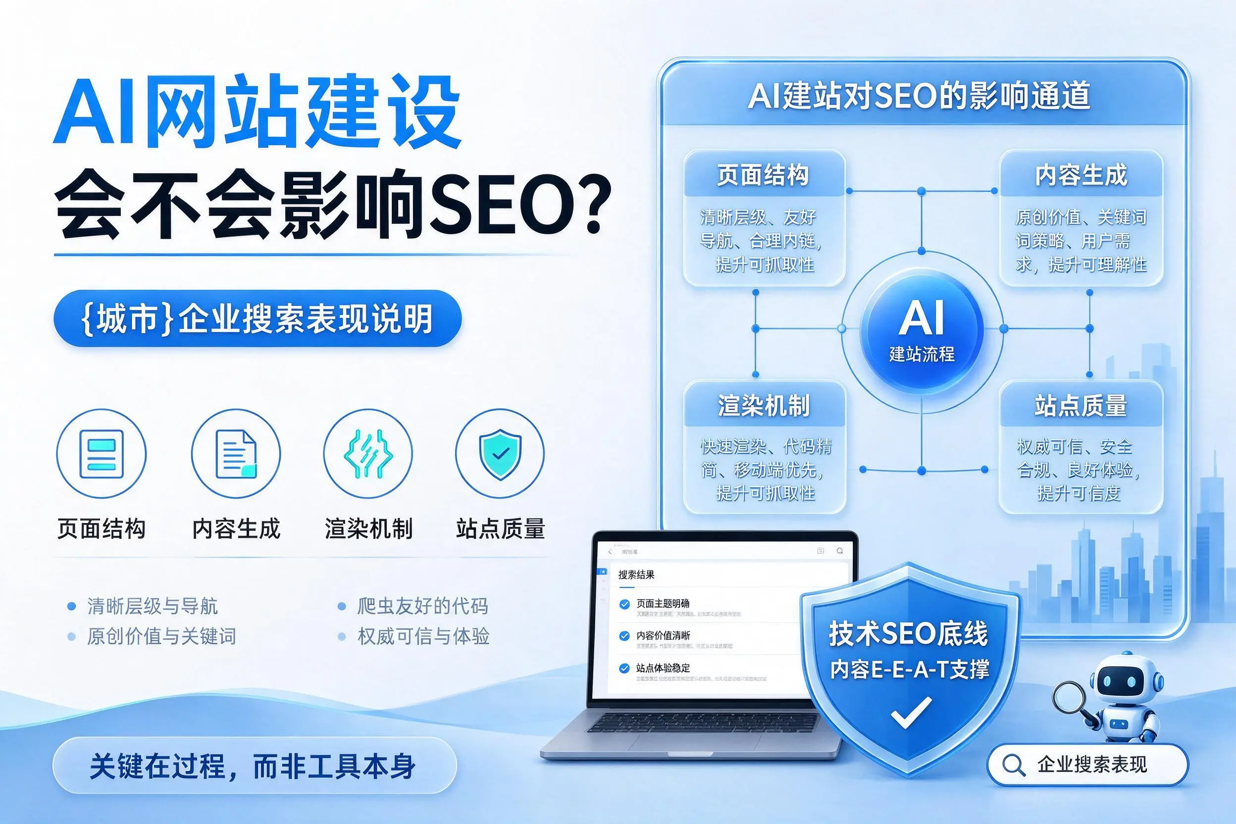 AI网站建设会不会影响SEO？长春企业搜索表现说明