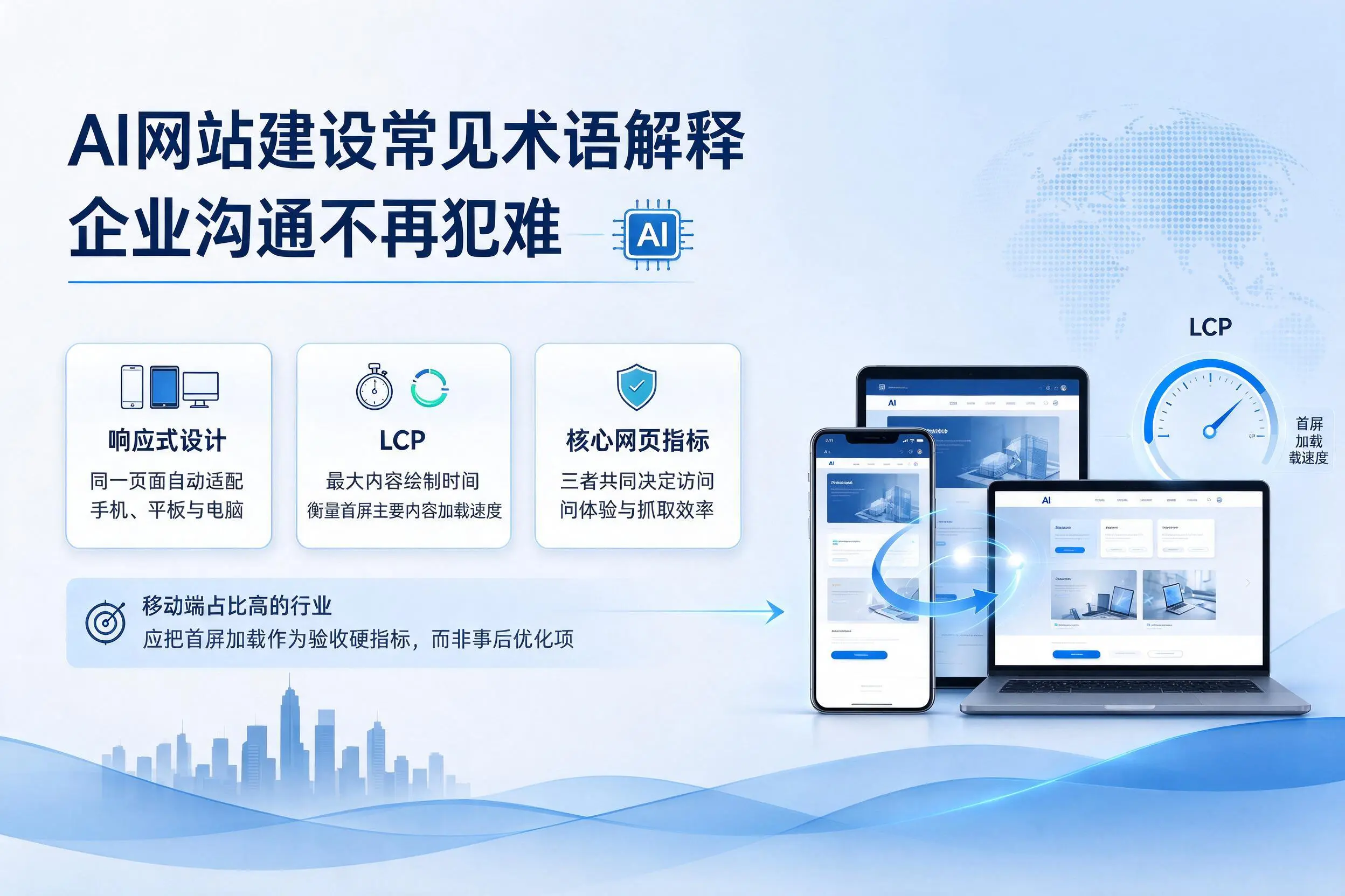 AI网站建设常见术语解释，长春企业沟通不再犯难