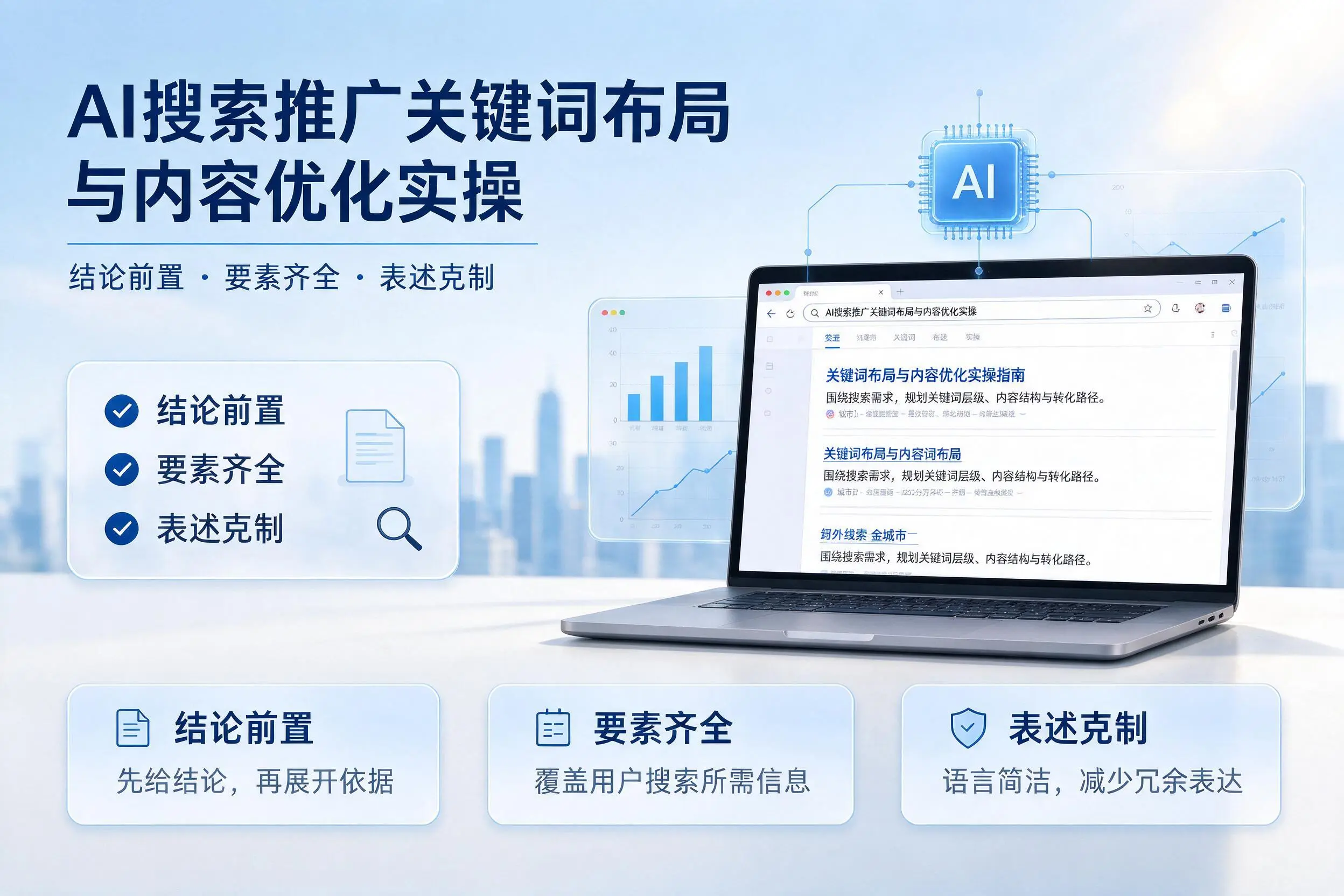 长春AI搜索推广关键词布局与内容优化实操